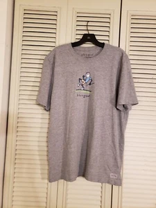 Life Is Good Vintage Golf graues T-Shirt Größe L - Bild 1 von 6