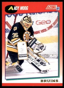 1991-92 Score Canadian Andy Moog #90 - Picture 1 of 2