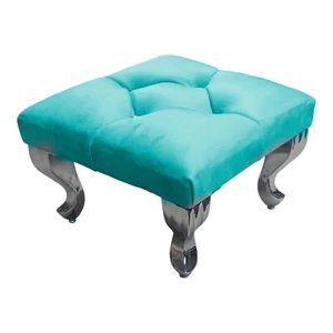 Footstool With Queen Ann Legs - Picture 1 of 7