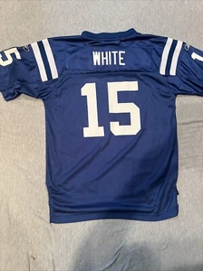 Blair weiß #15 Indianapolis Colts Trikot Größe Jugend L (14/16) Reebok - Bild 1 von 10