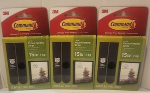 Strisce da appendere quadri grandi Command grandi dimensioni contiene 15 libbre dodici paia - Foto 1 di 3