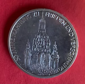 D277 – 10 Deutsche Mark 1995 J 50 Jahre Mahnung zu Frieden und Versöhnung Wieder - Bild 1 von 2