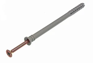 48 X Nylon Marteau En Cadre Fixation Masonry Prise & ; Vis M8 X 120mm Onestopd - Picture 1 of 1