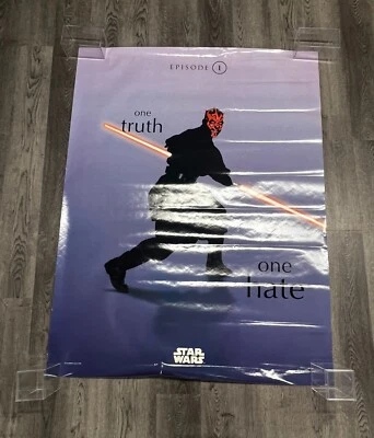 Póster de Star Wars Episodio I La amenaza fantasma Darth Maul One Hate (3 pies 10 pulgadas x 5 pies) Foto 1 de 4