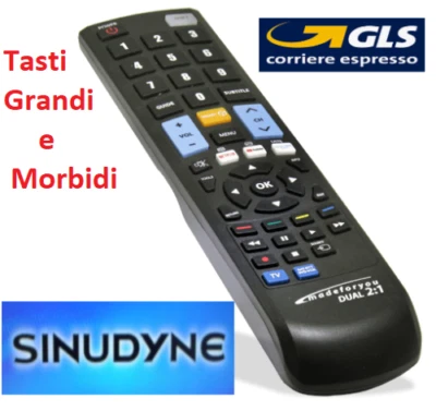 TELECOMANDO UNIVERSALE  SINUDYNE; CLICCA IL TUO MODELLO LO RICEVERAI GIA' PRONTO - Immagine 1 di 4