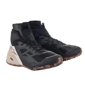ALPINESTARS SCARPONCINO CR-1 SHOES BLACK LT BROWN TG. 11- 44 - Imagen 1 de 4