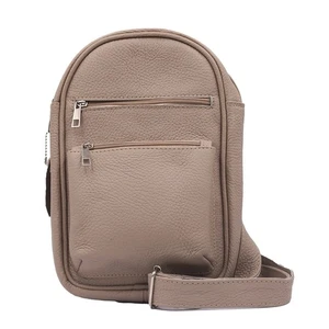 BORSA A TRACOLLA DA VIAGGIO IN PELLE VERA PELLE. - Foto 1 di 3