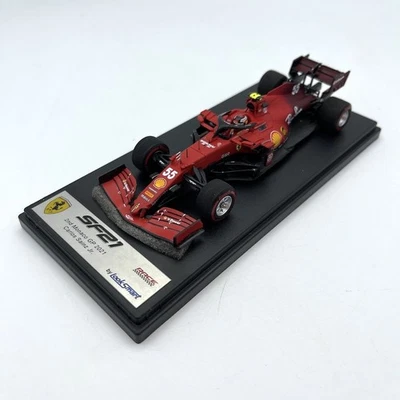 F1 1/43 Looksmart LSF1037 Ferrari SF-21 N°55 C.Sainz 2nd Monaco GP 2021, New - Immagine 1 di 3