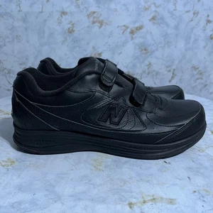 New Balance 577 USA Womens Size 10 Wide Shoes Black Double Strap Comfort Sneaker - Picture 1 of 9