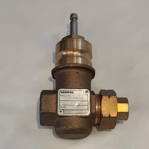 Siemens Flowrite 599-03119 2-Way N/O Brass Equal Percentage Valve Body 1/2" - Picture 1 of 5
