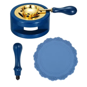 Wachssiegel-Set für Umschlagbriefe, Bastelarbeiten DIY, Schwarz - Bild 1 von 7