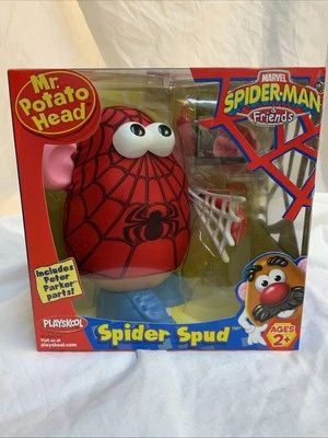 Mr. Potato Head Spider Spud - Marvel Spider-Man Friends 2006 Hasbro - Nuevo en caja Foto 1 de 4