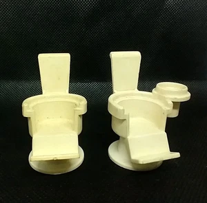 Fisher Price Little People Family Vintage Village Dentist & Barber Chairs - Picture 1 of 6