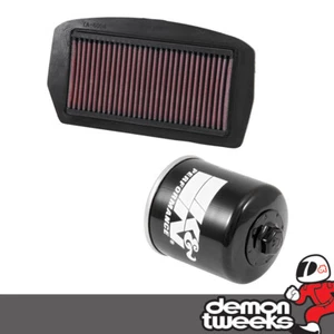 K&N Air & Oil Filter Combo Suitable For Yamaha FZ6 Fazer 2005 - Picture 1 of 2
