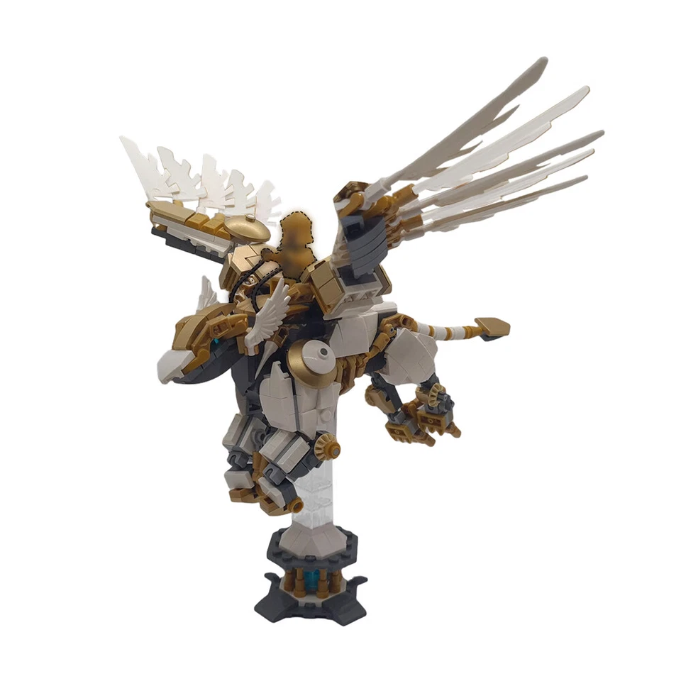 MOC: Legendary Beast Machina Mecha Robot The Flying Lion Model 452 Parts  - Image 1 of 4