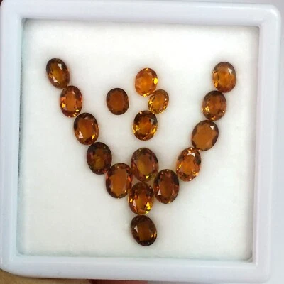 8.09cts Nice Oval Natural Multi Color Dravite Tourmaline Loose Gemstones Lot - Image 1 of 4