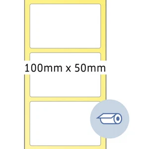 Thermo Etiketten 100 x 50 mm - 13.000 Stück - 10 Rollen - Kern: 25mm GK420 Zebra - Bild 1 von 3