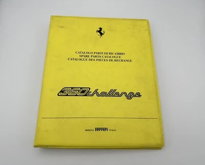 CATÁLOGO REPUESTOS FERRARI 360 CHALLENGE 2001 | MANUAL TALLER #1691/01 Foto 1 de 4