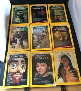 Lot of 9 National Geographic Magazines 1974 - Picture 1 of 1