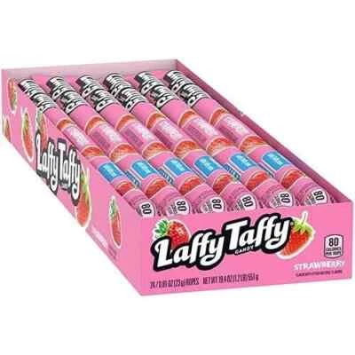 Cuerda Laffy Taffy - Estuche de 24 (Fresa) Foto 1 de 2