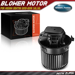 A/C Heater Blower Motor w/ Fan Cage for Nissan Sentra 2013-2019 1.8L1.6L Sedan - Picture 1 of 8