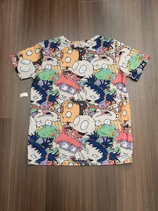 Nickelodeon Rugrats All Over Print T-Shirt M 2015 Viacom International Cartoon - Picture 1 of 7
