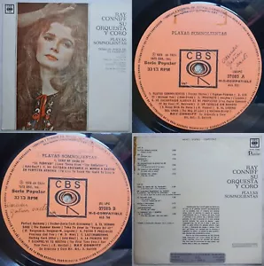 RAY CONNIFF SLEEPY SHORES 1973 STEREO UNIQ CVR & PS & CREDITS! RARE CHILEAN PRS! - Picture 1 of 21