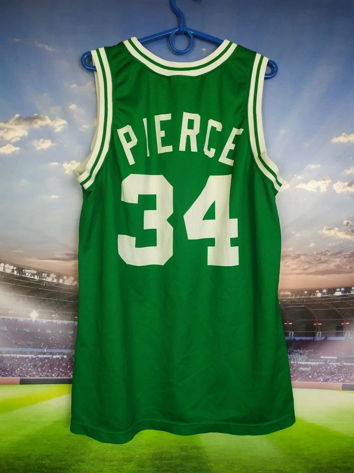 Camiseta de baloncesto Pierce Boston Celtics GRANDE campeón Foto 1 de 4