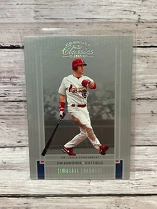 2005 Donruss Classics Timeless Tributes Silver /100 - #15 Jim Edmonds - Picture 1 of 1
