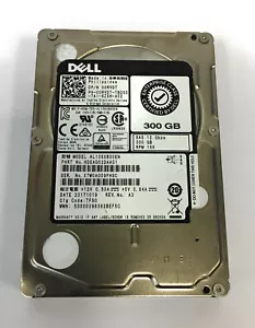 0RVDT 00RVDT DELL HDEAG02DBA51 AL13SXB30EN 300GB 2.5" 15K 12G SAS HDD w/o CADDY - Picture 1 of 3