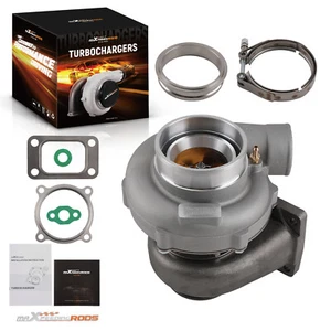 Turbocompresor GT35 GT3582 Turbo T3 banda V anti sobretensiones rueda billet hasta 600 HP - Imagen 1 de 14