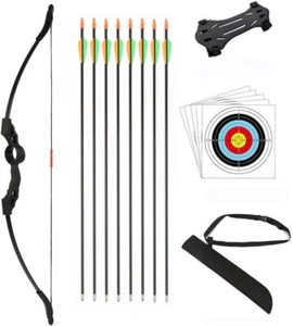 Outdoor Youth Recurve Bow and Arrow Set with Quiver Children Junior Archery  - Picture 1 of 8