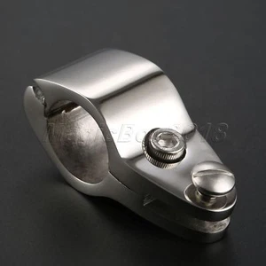 1x 25mm Boat Yachting 316 Stainless Steel Hinged Jaw Slide Hardware Bimini Top - Picture 1 of 10