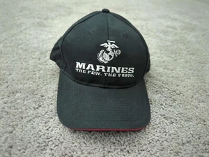 Gorra Marines Hombre New Era The Few The Proud Negra Ajustable Hecha en EE. UU. - Imagen 1 de 4