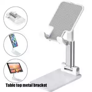 Adjustable Cell Phone Tablet Stand Desktop Holder Mount Mobile Phone iPad iPhone - Picture 1 of 15