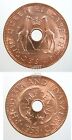 Rhodesia & Nyasaland 1/2 Penny 1958 Gem Bu Zimbabwe Zambia Malawi Giraffe Coin