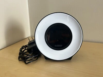 La Crosse Technology Alarm Clock w/ Nature Sounds + Color Ring Light *SOME WEAR* - Image 1 of 4