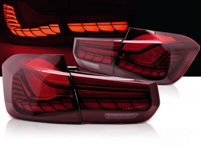 Voll LED Rückleuchten für BMW F30 F35 F80 Bj. 2011-2019 Rot in OLED Technik - Bild 1 von 4
