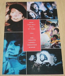 1997 ROCK & ROLL HALL OF FAME PROGRAM BEE GEES JACKSON 5 JONI MITCHELL - Picture 1 of 7