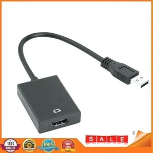 USB-auf-HDMI-Adapter, USB 3.0/2.0 zu HDMI 1080P HD Audio Video Grafik-Konve /// - Bild 1 von 12