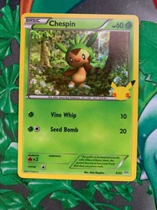 Pokémon Chespin Holo Mcdonalds Promo 2021 - 6/25 - Imagen 1 de 4
