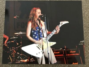Foto Original Halestorm Lzzy Hale 8x10 Charlotte Speed Street Show - Imagen 1 de 1