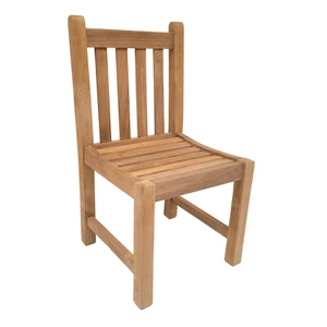 2 Teak Gartenstühle Pica Slat in zusammengeb. Kernholz 3037 stabil Sonderangebot - Bild 1 von 3
