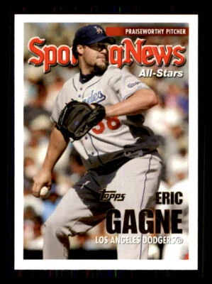 2004 Baseball Topps Eric Gagne Los Angeles Dodgers #728 SN AS - Image 1 of 2