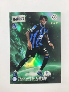 TOPPS IMPACT 2024 YANN AURIEL BISSECK INTER MILAN PARALLEL 35/99 - Imagen 1 de 2