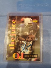 1995 Signature Rookies OJ Simpson “The Juice” Rookie Autograph 2311/2500