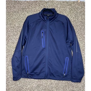 Men's Zero Restriction Tour Series navy blue golf jacket size L - Picture 1 of 12
