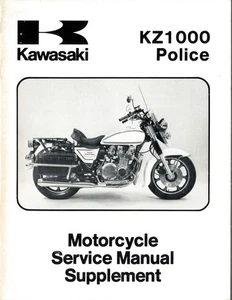 Kawasaki Service Manual Supplement - KZ1000 Police - 1980 - 99963-0033-02 - Picture 1 of 5