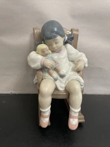 LLADRO NAPTIME GIRL 5448 FIGURINE NO BOX - Picture 1 of 9