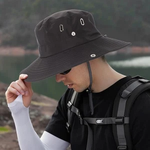 Sun Protection Fishing Hat Miss Summer Outdoor Supply Big Sunbonnet Fisherman - Picture 1 of 12